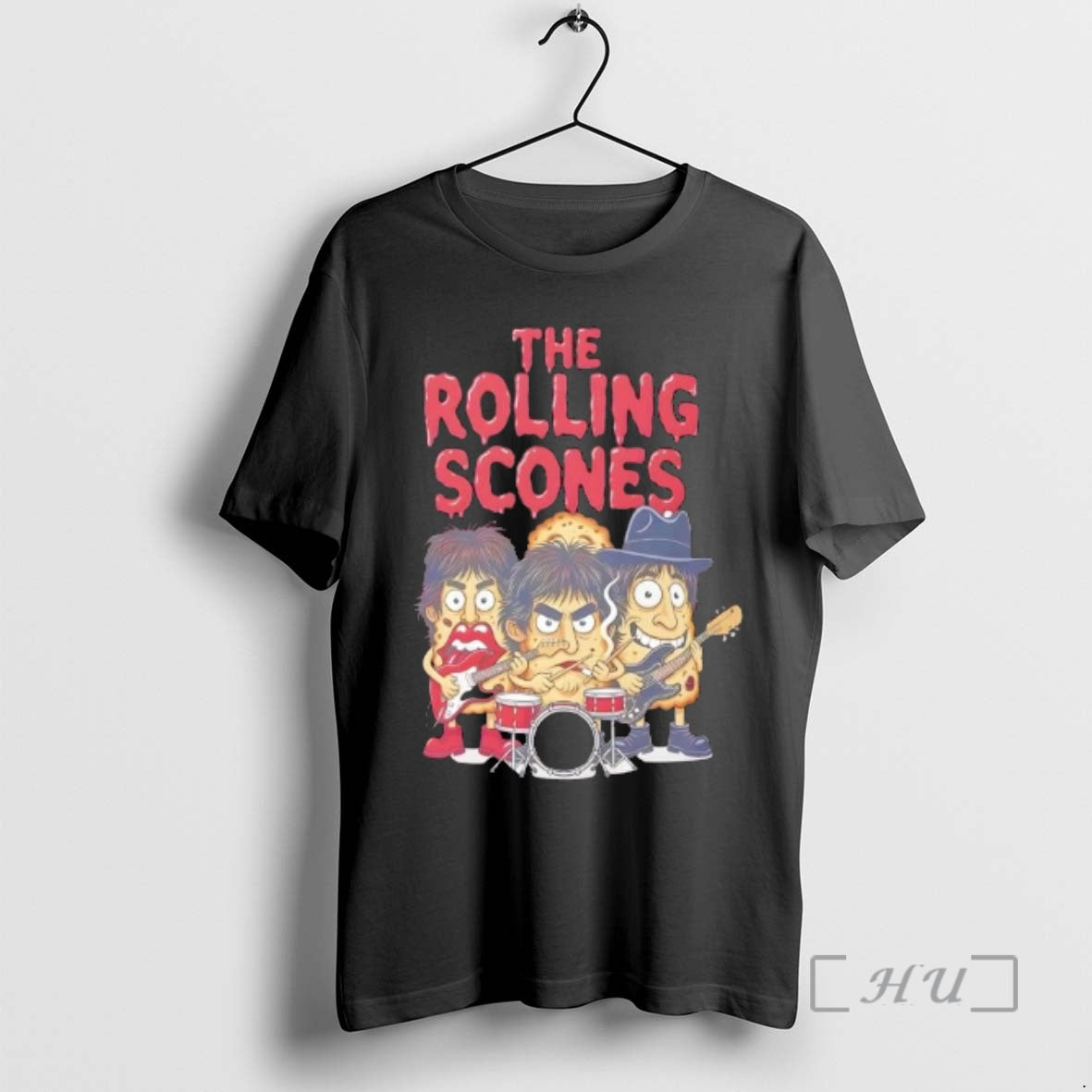 Officials The Rolling Scones Rock Band Pun T-Shirts, Hoodie, Sweatshirt | HypeDripTees.com