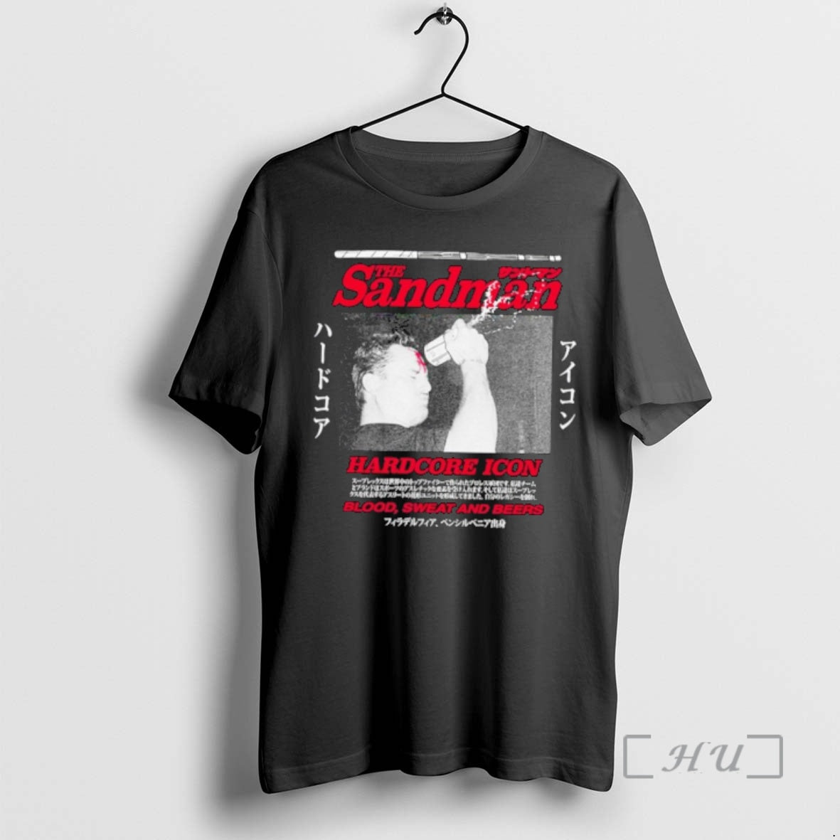 Officials The Sandman Hardcore Icon Blood Sweat And Beers T-Shirts, Hoodie, Sweatshirt | HypeDripTees.com