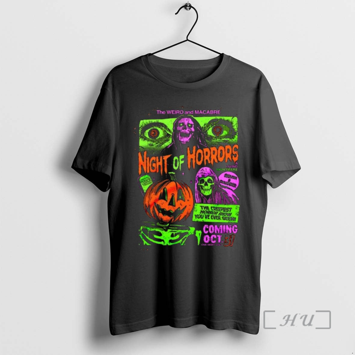 Officials The Weird And Macabre Night Of Horrors T-Shirts, Hoodie, Sweatshirt | HypeDripTees.com