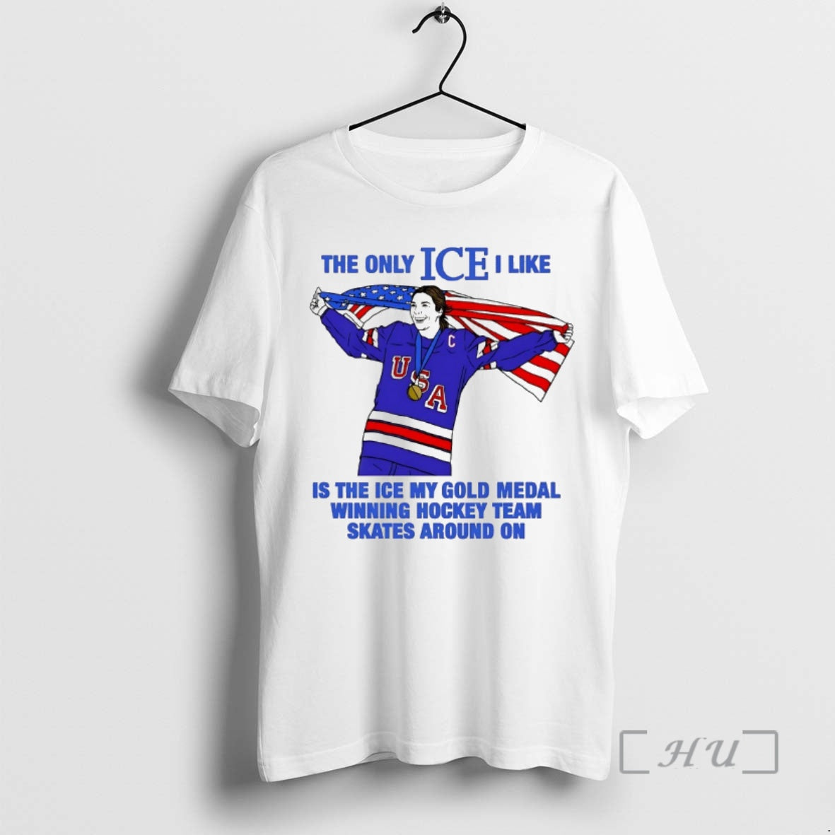 Officials The Only Ice I Like Is The Ice My Gold Medal Winning Premium T-Shirts, Hoodie, Sweatshirt | HypeDripTees.com