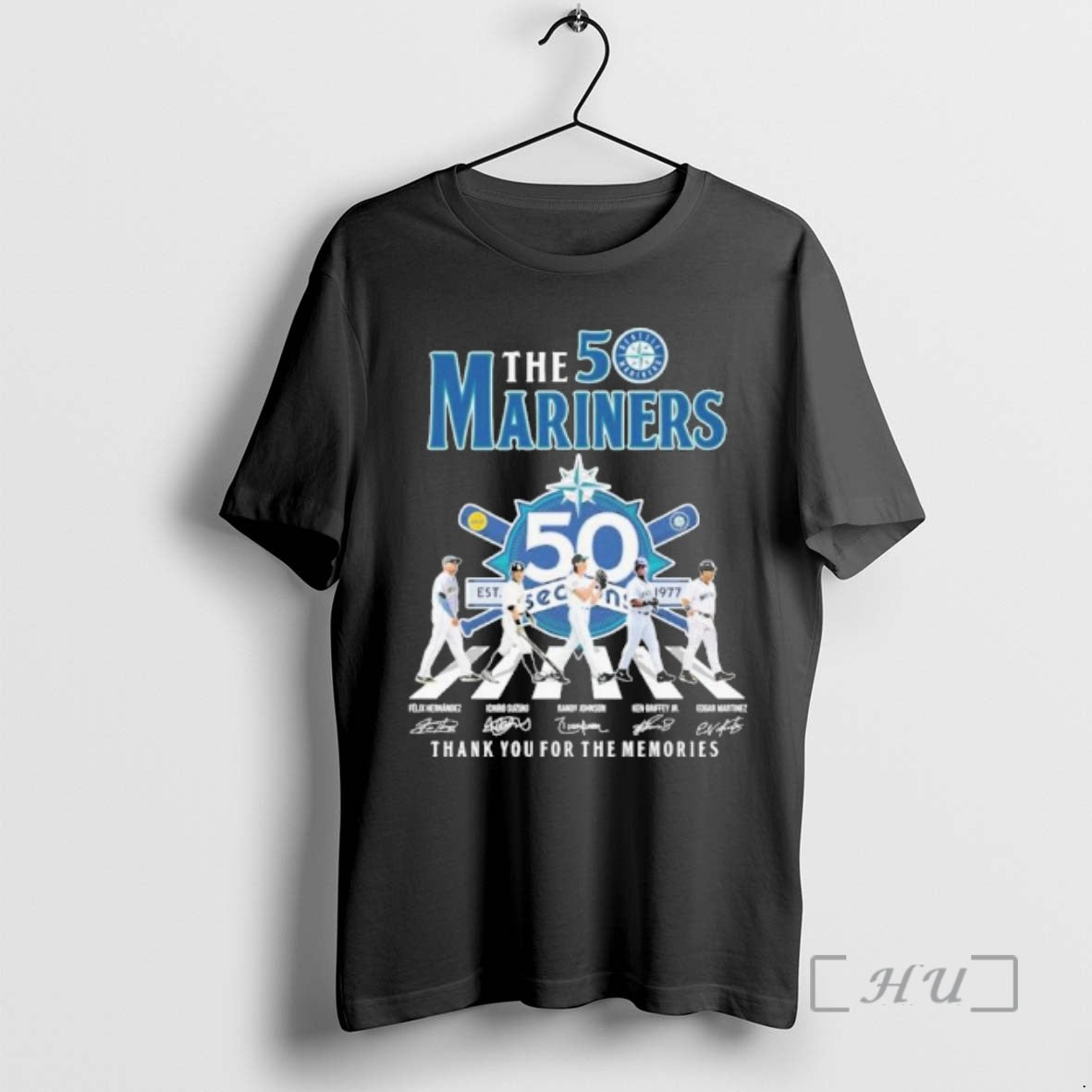 Officials The Seattle Mariners Abbey Road 50 Seasons 1977 2026 T-Shirts, Hoodie, Sweatshirt | HypeDripTees.com