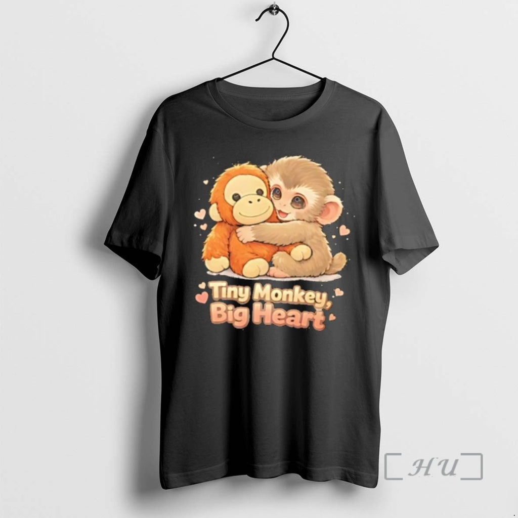 Officials Tiny Monkey Big Heart Brown Monkey Hugging Monkey