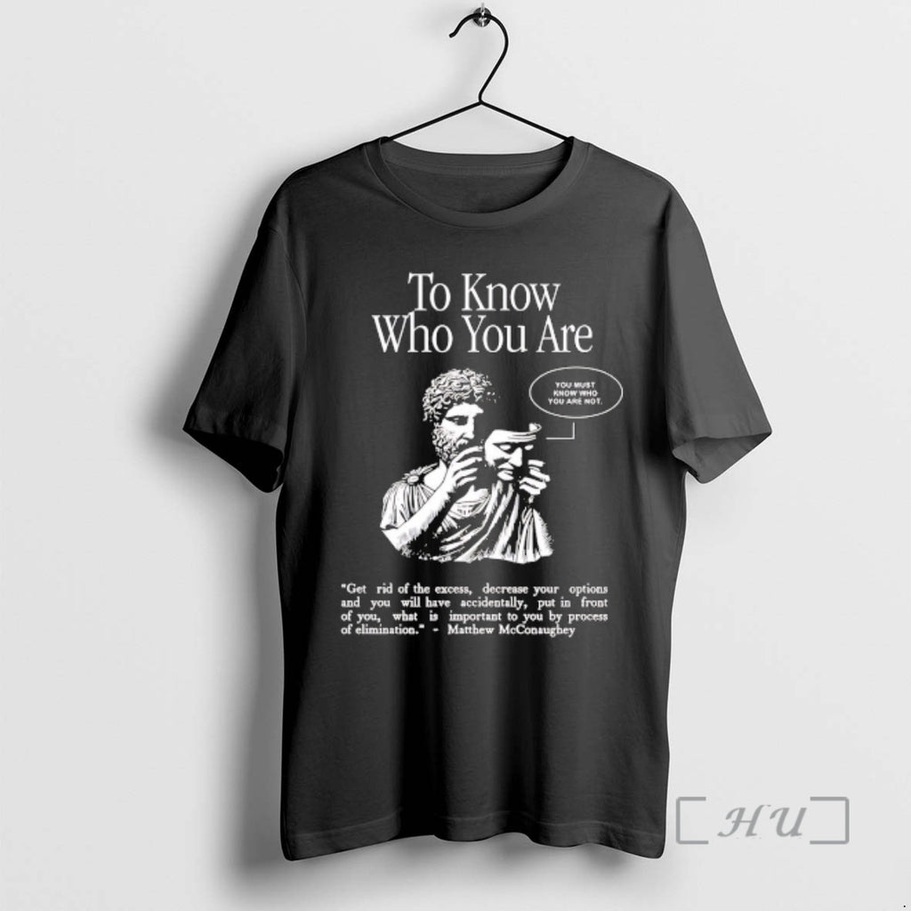 Officials To Know Who You Are You Must Know You Are Not Premium T Shirts
