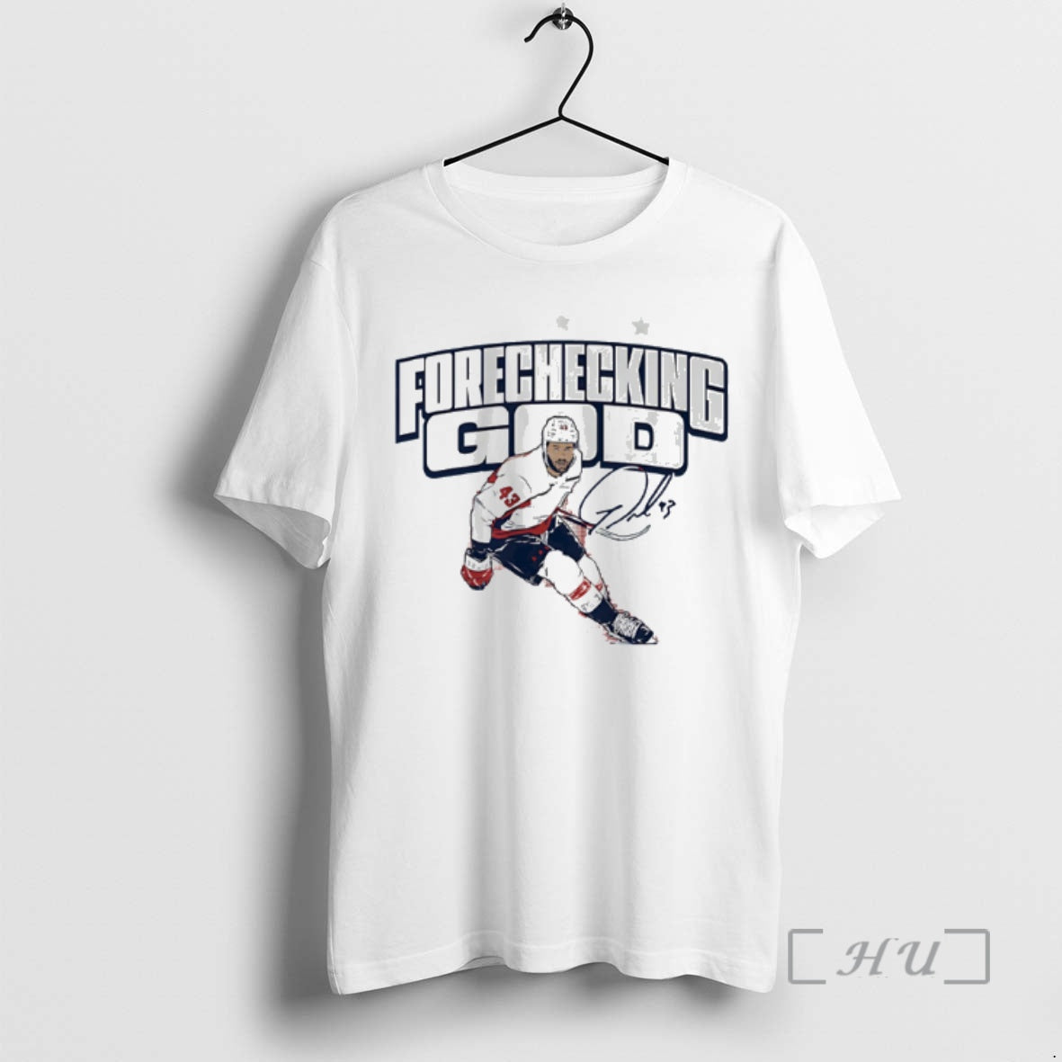 Officials Tom Wilson Washington Capitals Forechecking God Signature T-Shirts, Hoodie, Sweatshirt | HypeDripTees.com