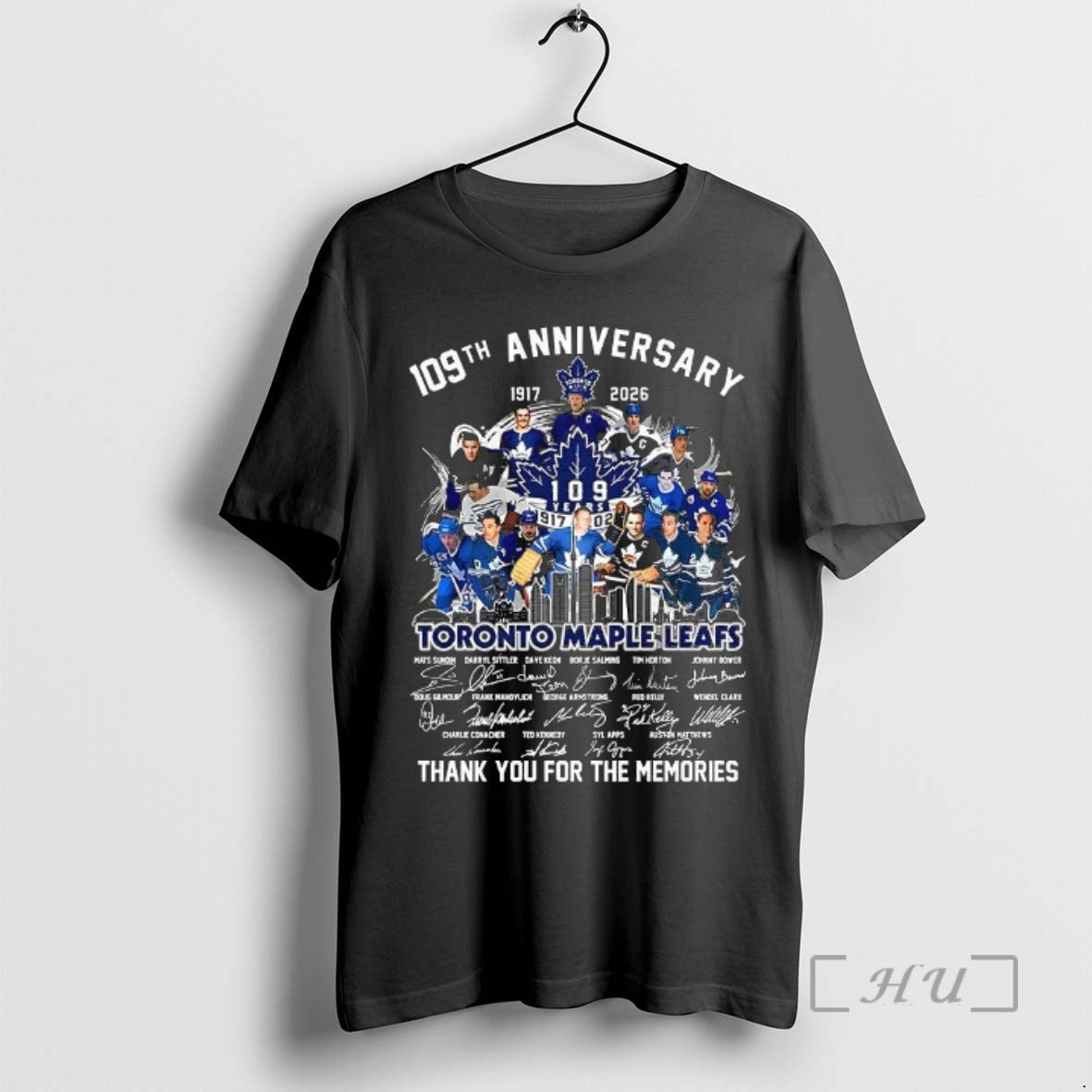 Officials Toronto Maple Leafs Nhl 109th Anniversary Thank You For The Memories Player Skyline Premium T-Shirts, Hoodie,...