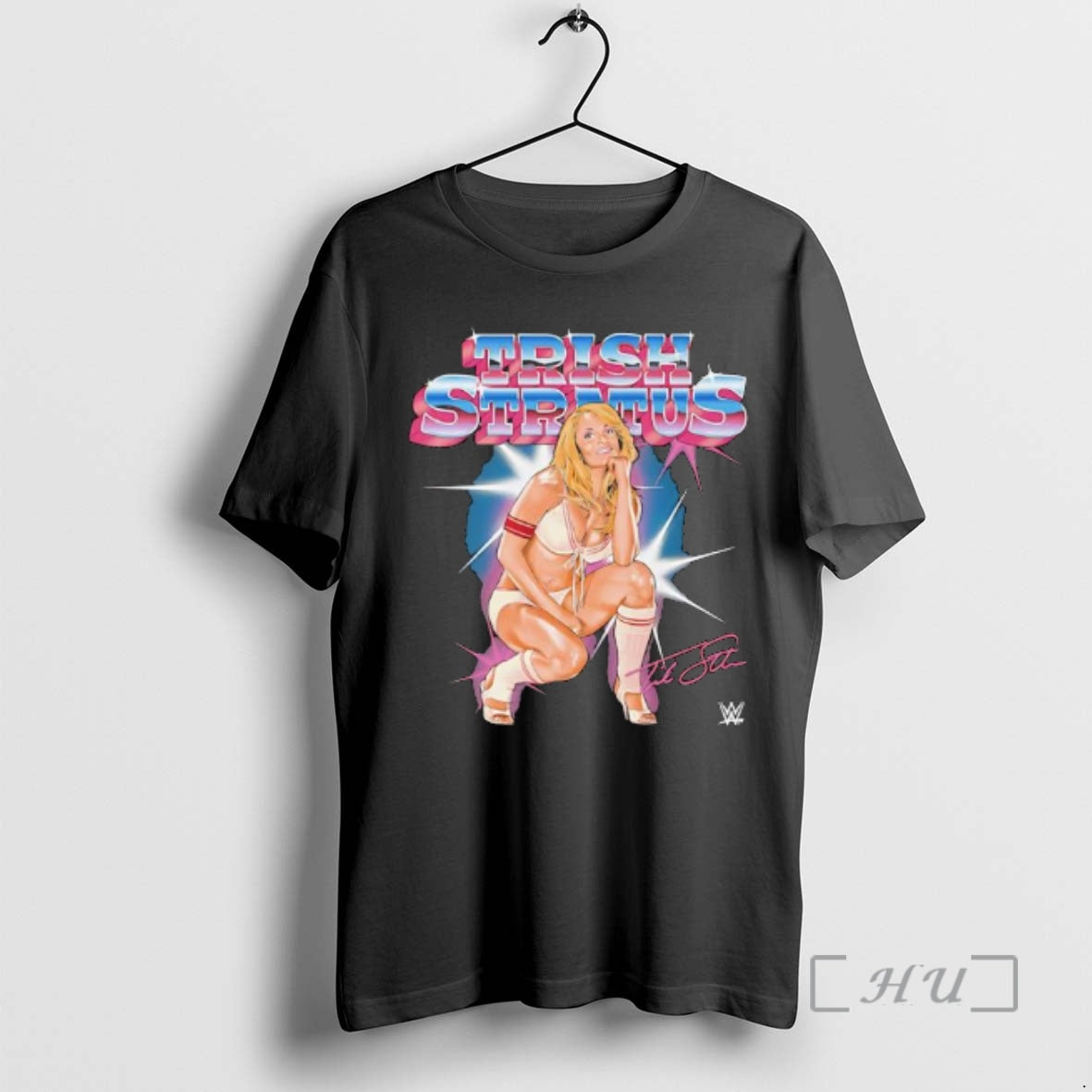 Officials Trish Stratus Retro Signature T-Shirts, Hoodie, Sweatshirt | HypeDripTees.com