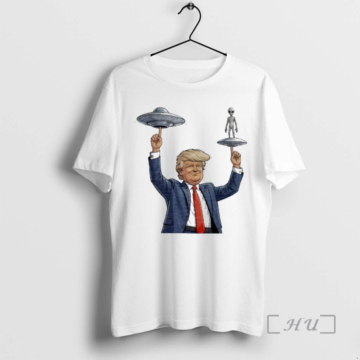 Officials Trump Alien Spinner Trump Ufo Balancing Act Graphic T-Shirts, Hoodie, Sweatshirt | HypeDripTees.com