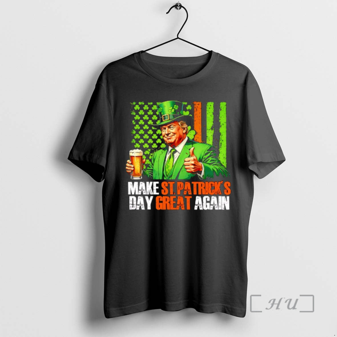 Officials Trump Holding Beer Glass Make St T-Shirts, Hoodie, Sweatshirt | HypeDripTees.com