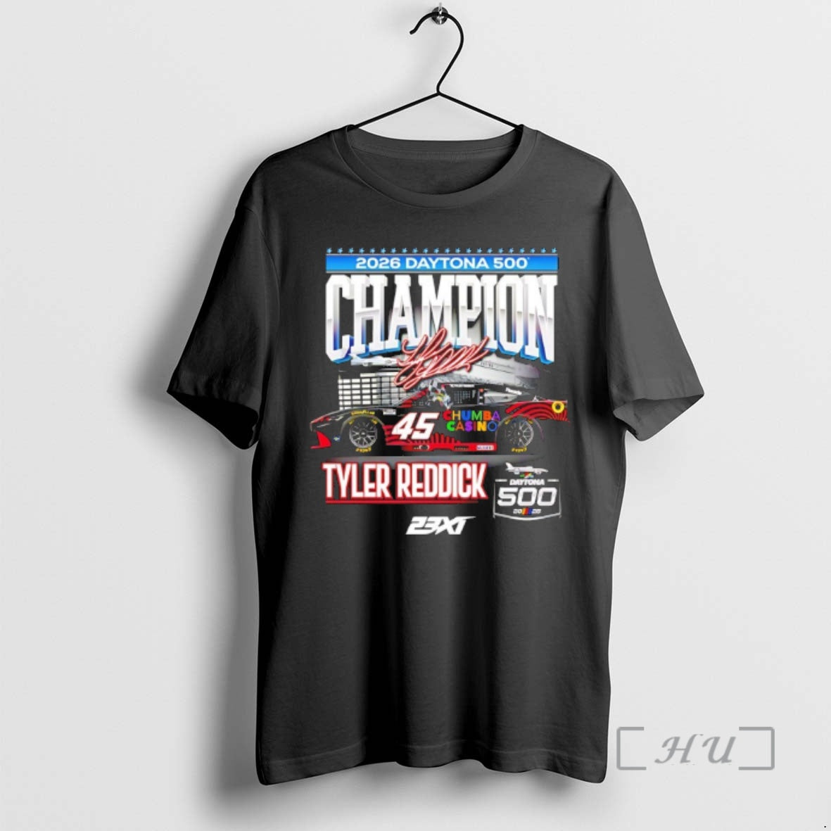 Officials Tyler Reddick 2026 Daytona 500 Champion Signature T-Shirts, Hoodie, Sweatshirt | HypeDripTees.com