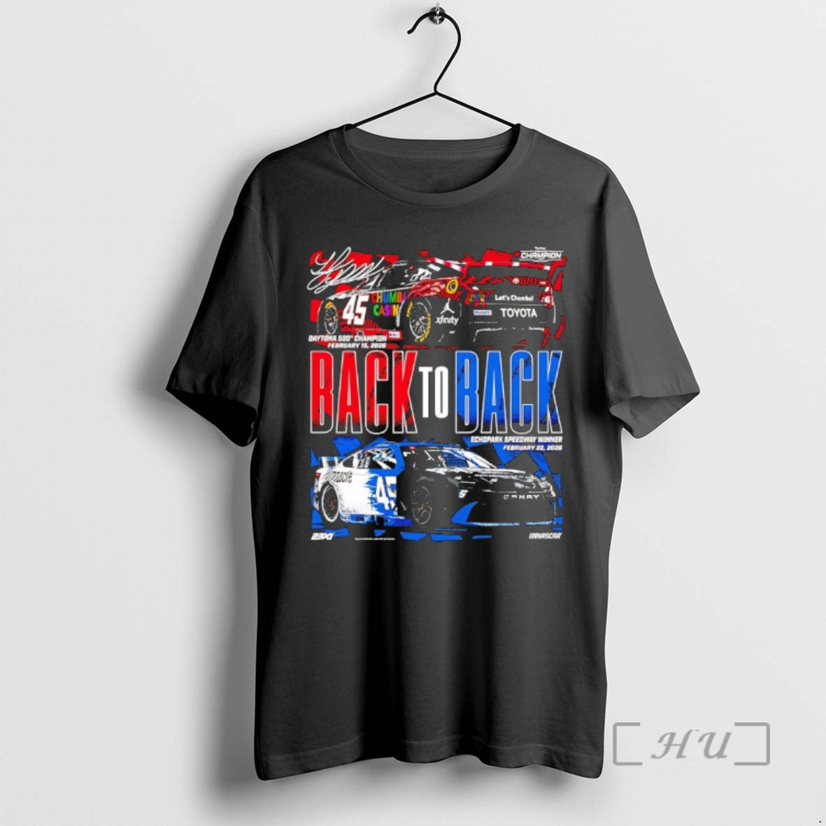 Officials Tyler Reddick Back To Back Wins Daytona 500 Champions 2026 2 Sided Back Premium T-Shirts, Hoodie, Sweatshirt