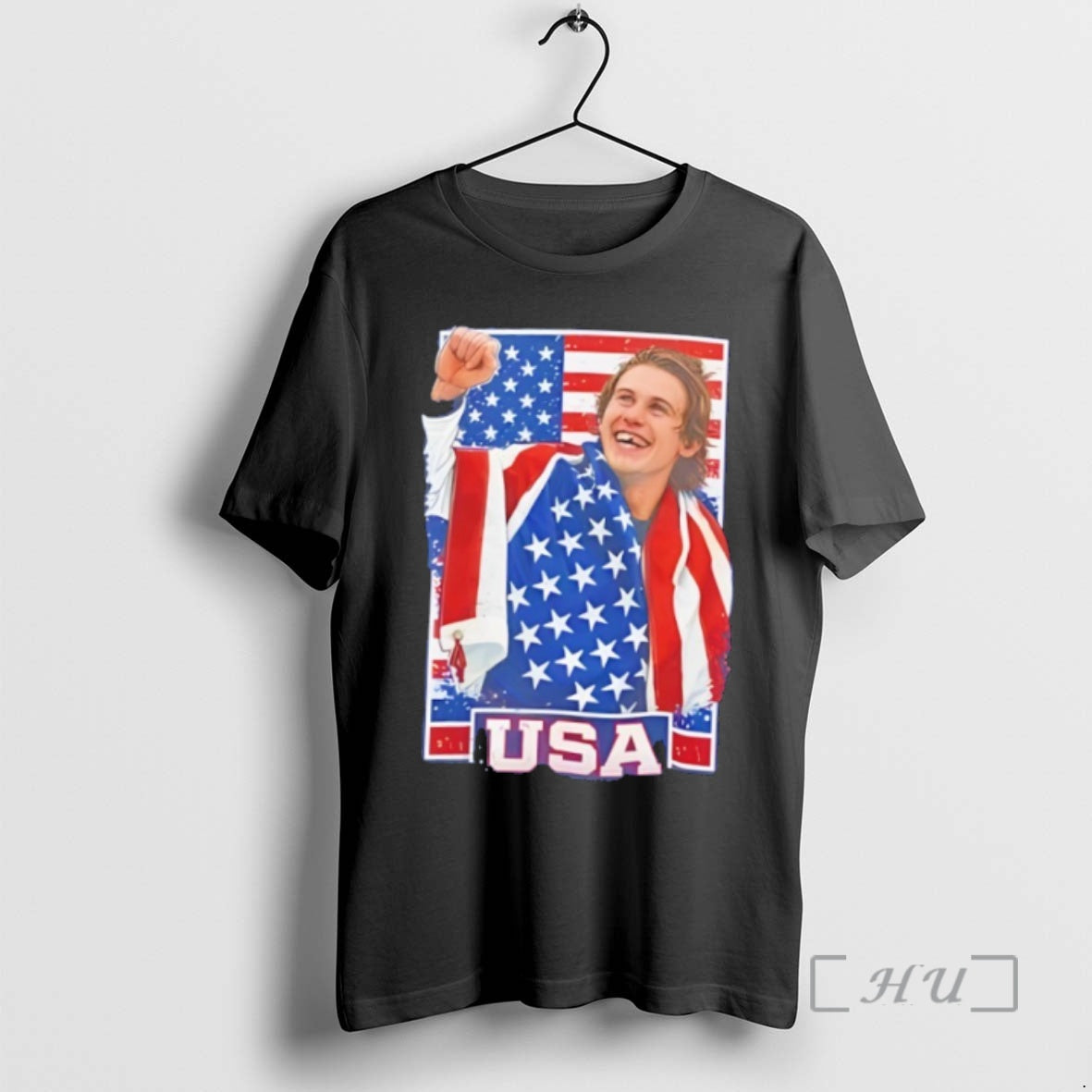 Officials Usa Gold Hockey Jack Hughes Patriotic Hockey T-Shirts, Hoodie, Sweatshirt | HypeDripTees.com