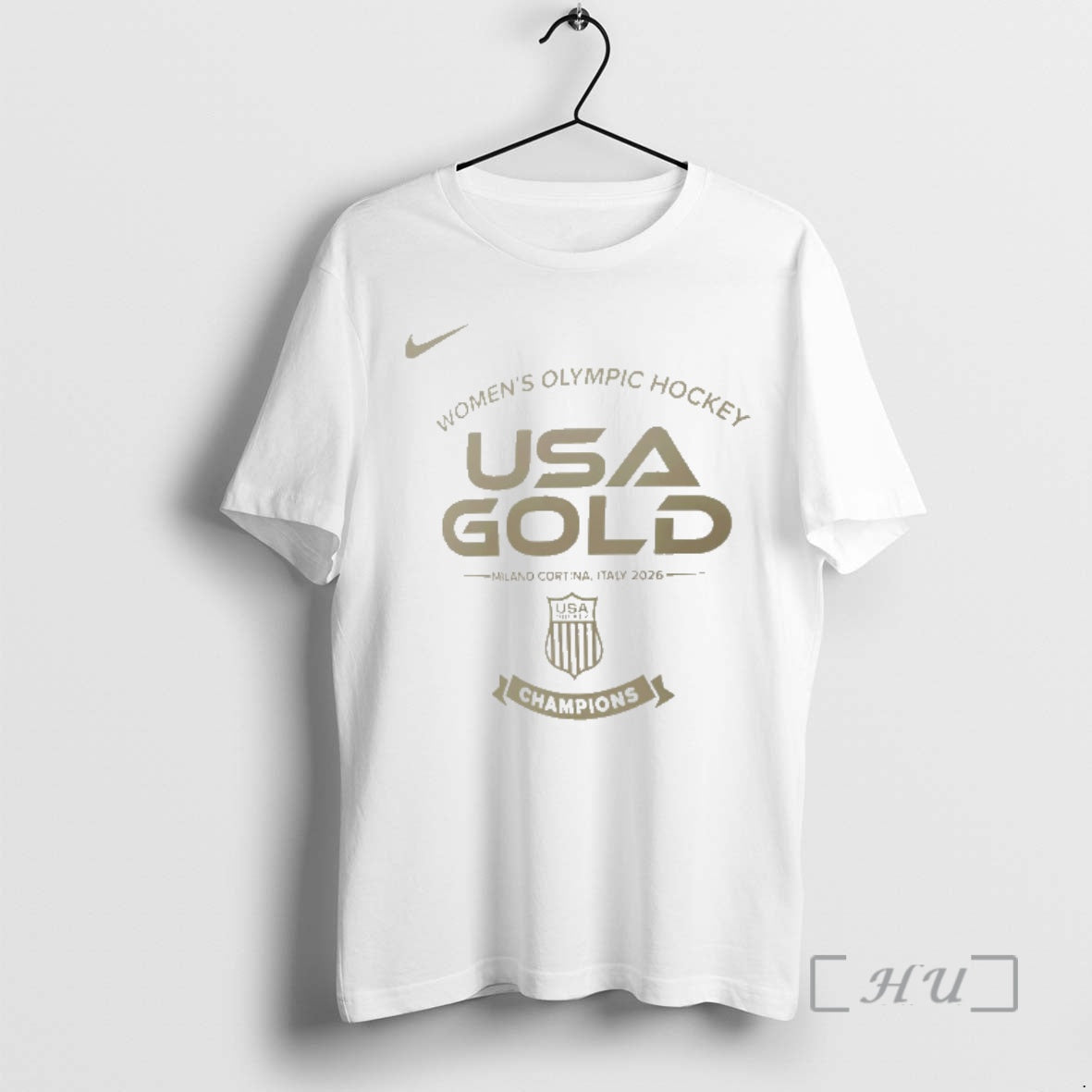 Officials Usa Gold Womens Olympic Hockey Champions 2026 T-Shirts, Hoodie, Sweatshirt | HypeDripTees.com
