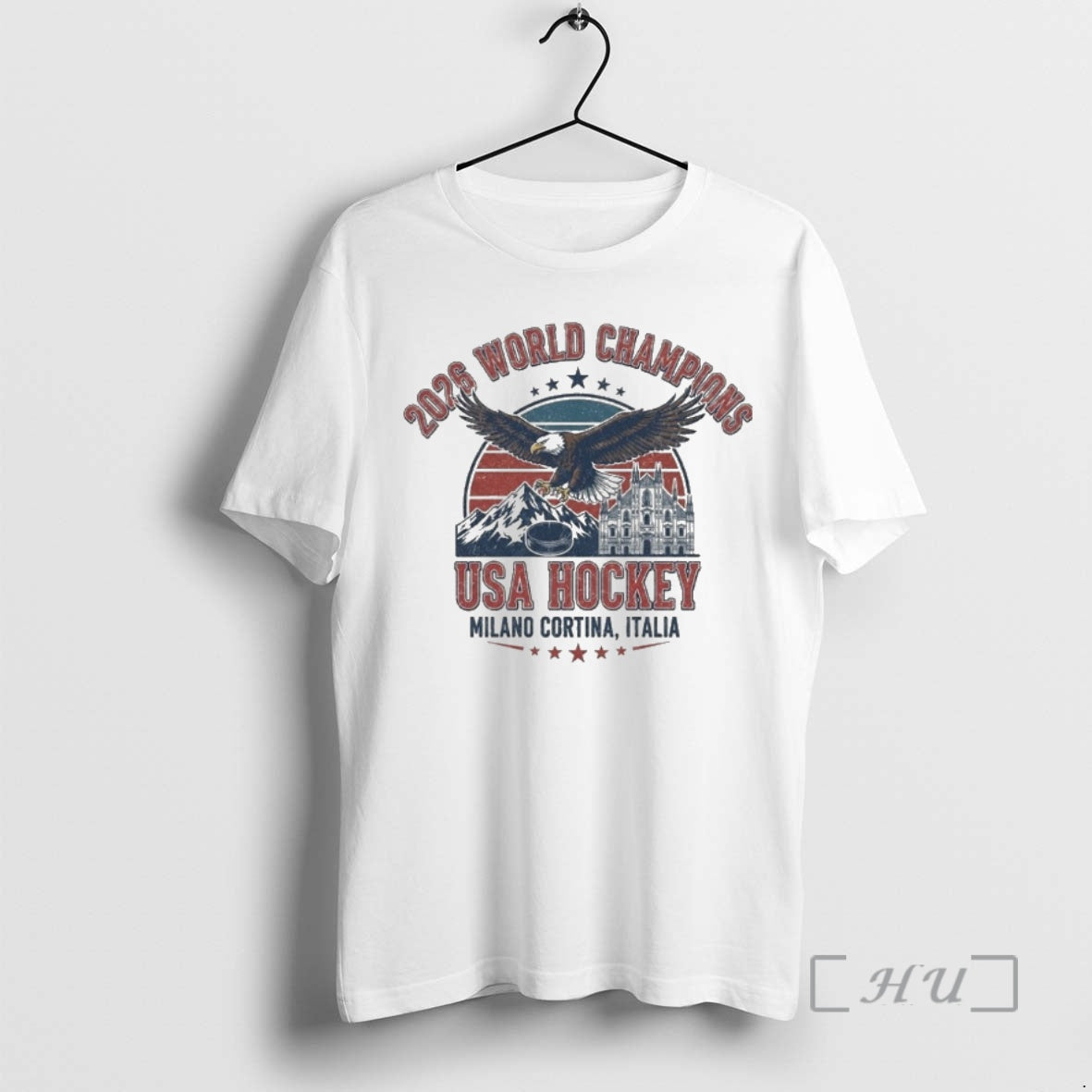 Officials Usa Hockey 2026 World Champions Milano Cortina Italia T-Shirts, Hoodie, Sweatshirt | HypeDripTees.com