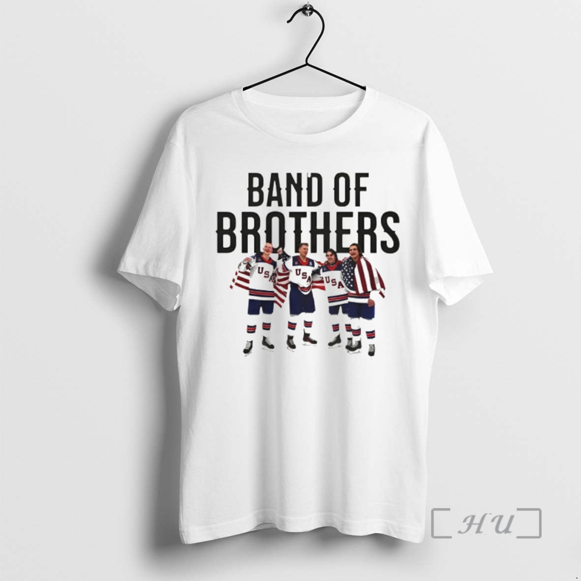 Officials Usa Hockey Band Of Brothers Olympic 2026 Vintage T-Shirts, Hoodie, Sweatshirt | HypeDripTees.com