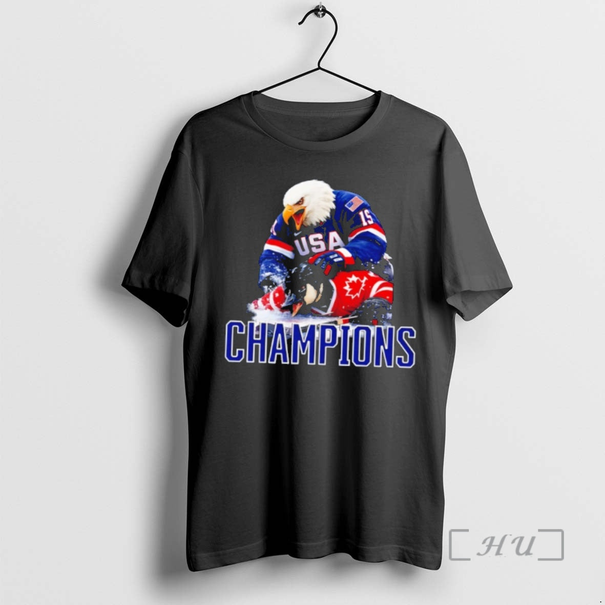 Officials Usa Hockey Eagle Dominates Canada 2026 Hockey Champions T-Shirts, Hoodie, Sweatshirt | HypeDripTees.com