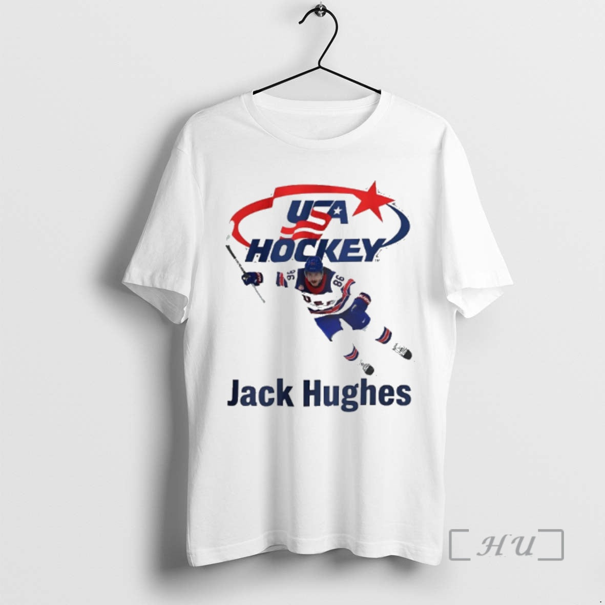 Officials Usa Hockey Jack Hughes Graphic T-Shirts, Hoodie, Sweatshirt | HypeDripTees.com