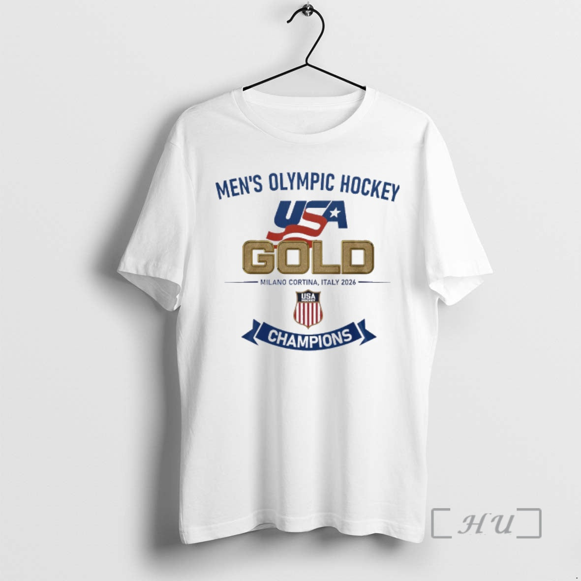 Officials Usa Hockey Mens Olympic Hockey Gold Milano Cortina Italy 2026 Champions Premium T Shirts Hoodie, Sweatshirt