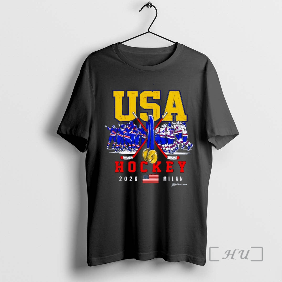 Officials Usa Hockey Team At Olympics Gold Medal 2026 Milan Vintage Premium T Shirts Sweater Hoodie, Sweatshirt