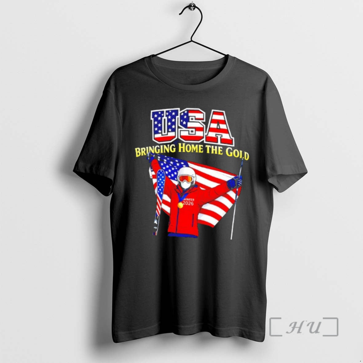 Officials Usa Winter Bringing Home The Gold T-Shirts, Hoodie, Sweatshirt | HypeDripTees.com