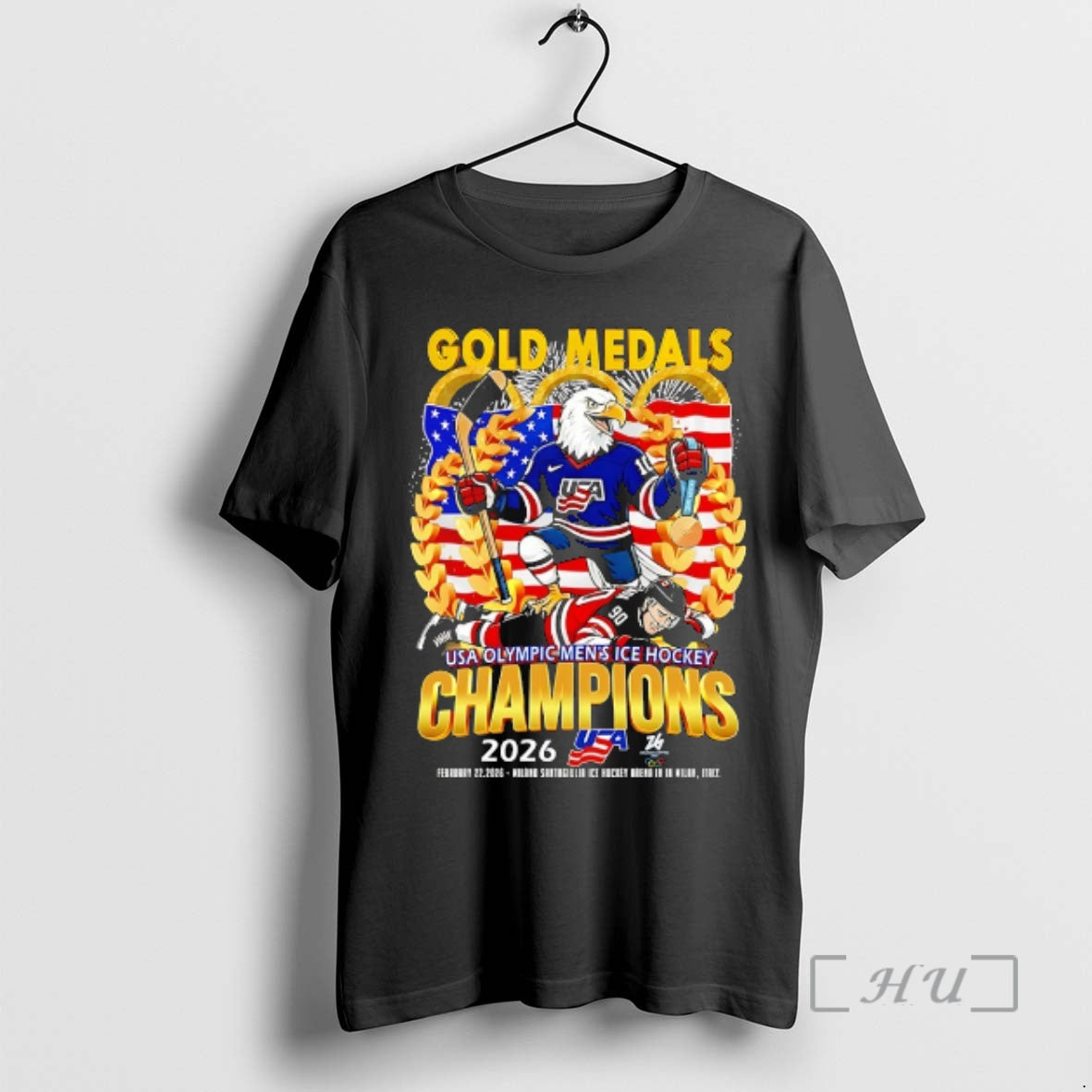 Officials Usa Beat Canada Usa Olympics Mens Ice Hockey Champions 2026 Gold Medals Premium T-Shirts, Hoodie, Sweatshirt