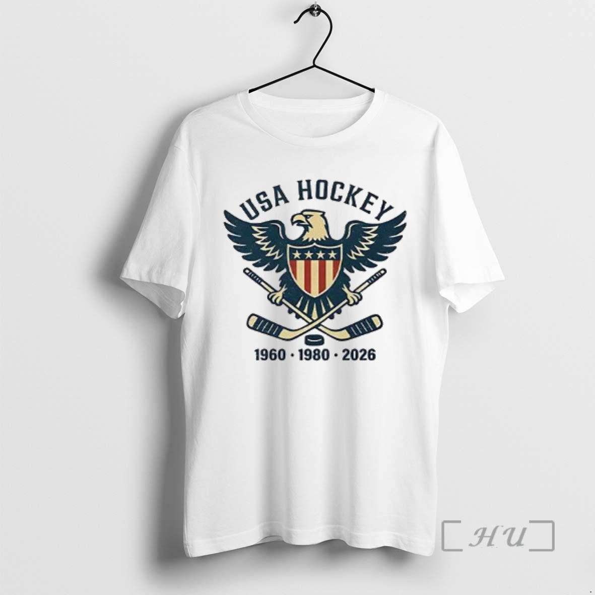 Officials Usa Hockey 1960 1980 2026 Champions Eagle Logo T-Shirts, Hoodie, Sweatshirt | HypeDripTees.com