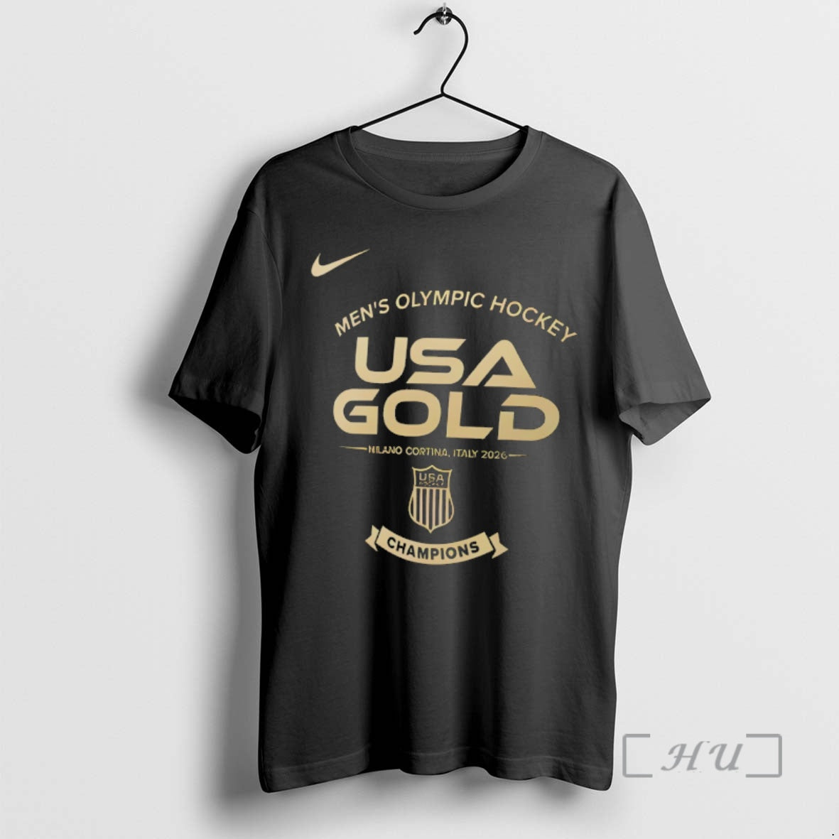 Officials Usa Hockey Mens Olympic 2026 Usa Gold Milano Cortina Italy 2026 Premium T Shirts Hoodie, Sweatshirt