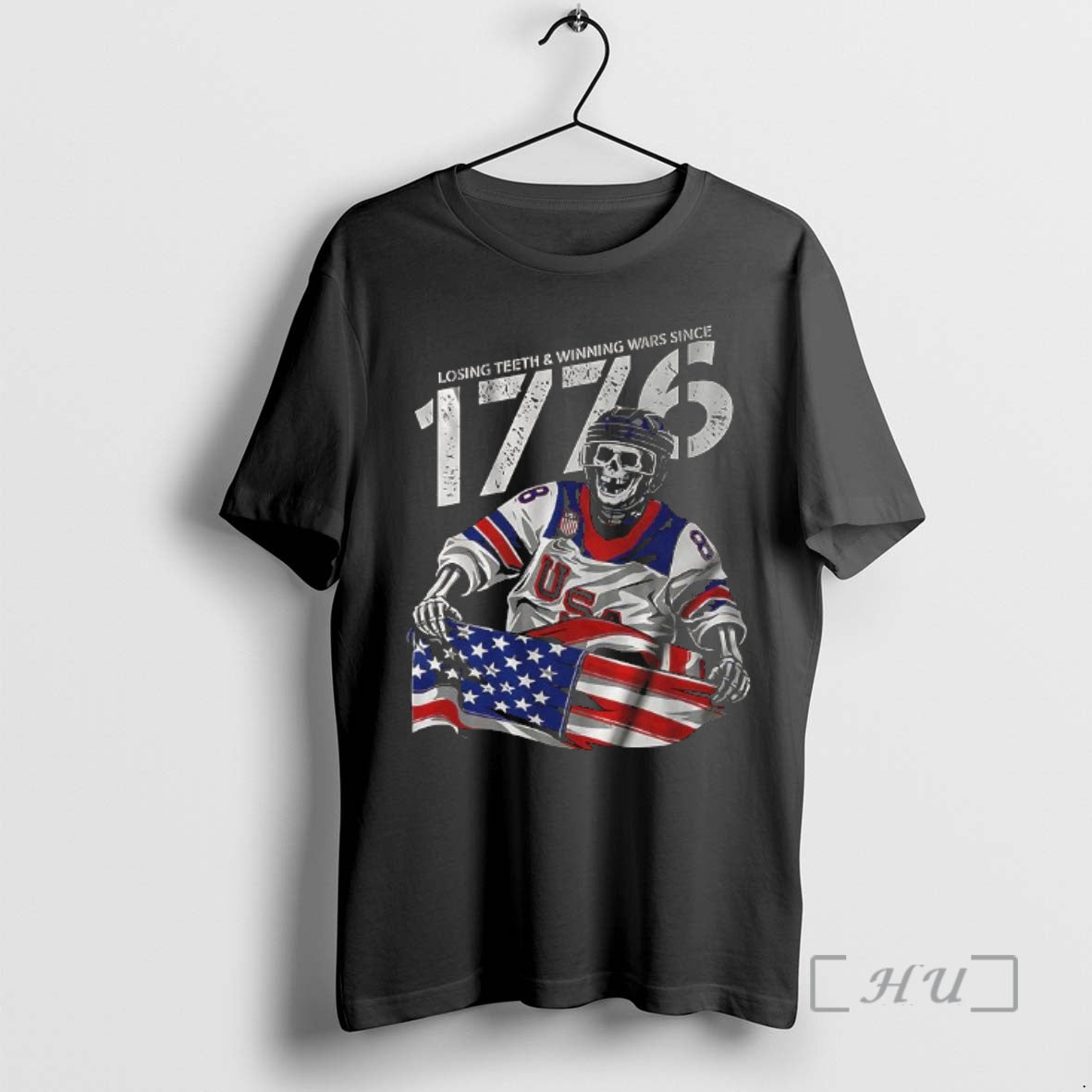 Officials Usa Team Hockey Losing Teeth And Winning Wars Since 1776 Premium T Shirts Sweater Hoodie, Sweatshirt