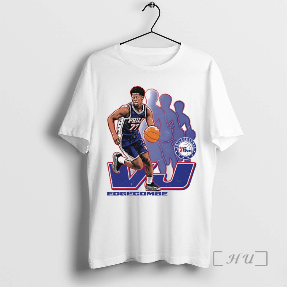 Officials Vj Edgecombe Philadelphia 76ers Retro Signature T-Shirts, Hoodie, Sweatshirt | HypeDripTees.com