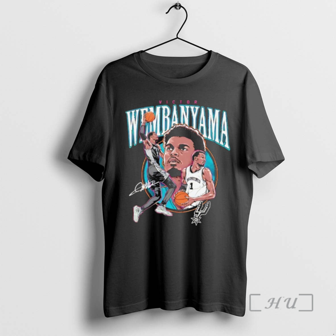 Officials Victor Wembanyama San Antonio Spurs Player Collage Signature T-Shirts, Hoodie, Sweatshirt | HypeDripTees.com