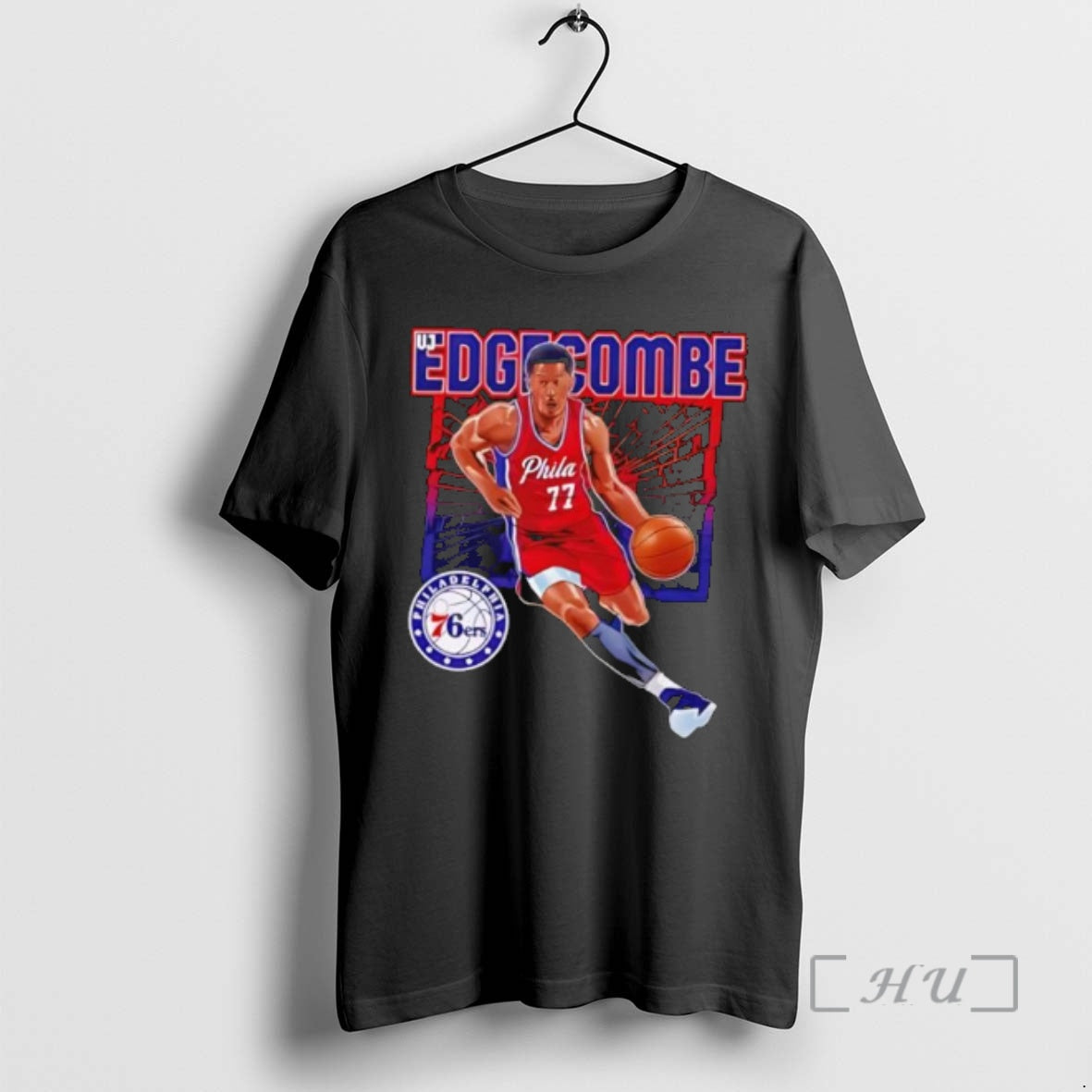 Officials Vj Edgecombe Philadelphia 76ers Basketball Player Action Graphic T-Shirts, Hoodie, Sweatshirt | HypeDripTees.com