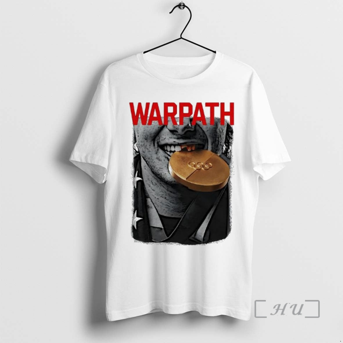 Officials Warpath Jack Hughes Golden Smile Garment T-Shirts, Hoodie, Sweatshirt | HypeDripTees.com
