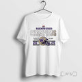 Officials Washington Huskies Football Champions 2025 Bucked Up La Bowl Hosted Helmet Premium T Shirts