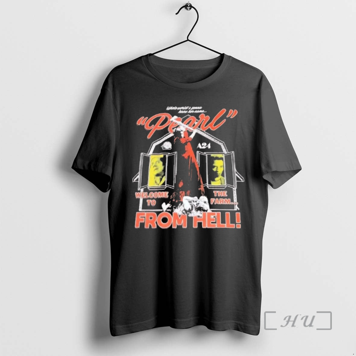 Officials Whole Worlds Gonna Know Her Name Pearl Welcome To The Farm From Hell Premium T-Shirts, Hoodie, Sweatshirt