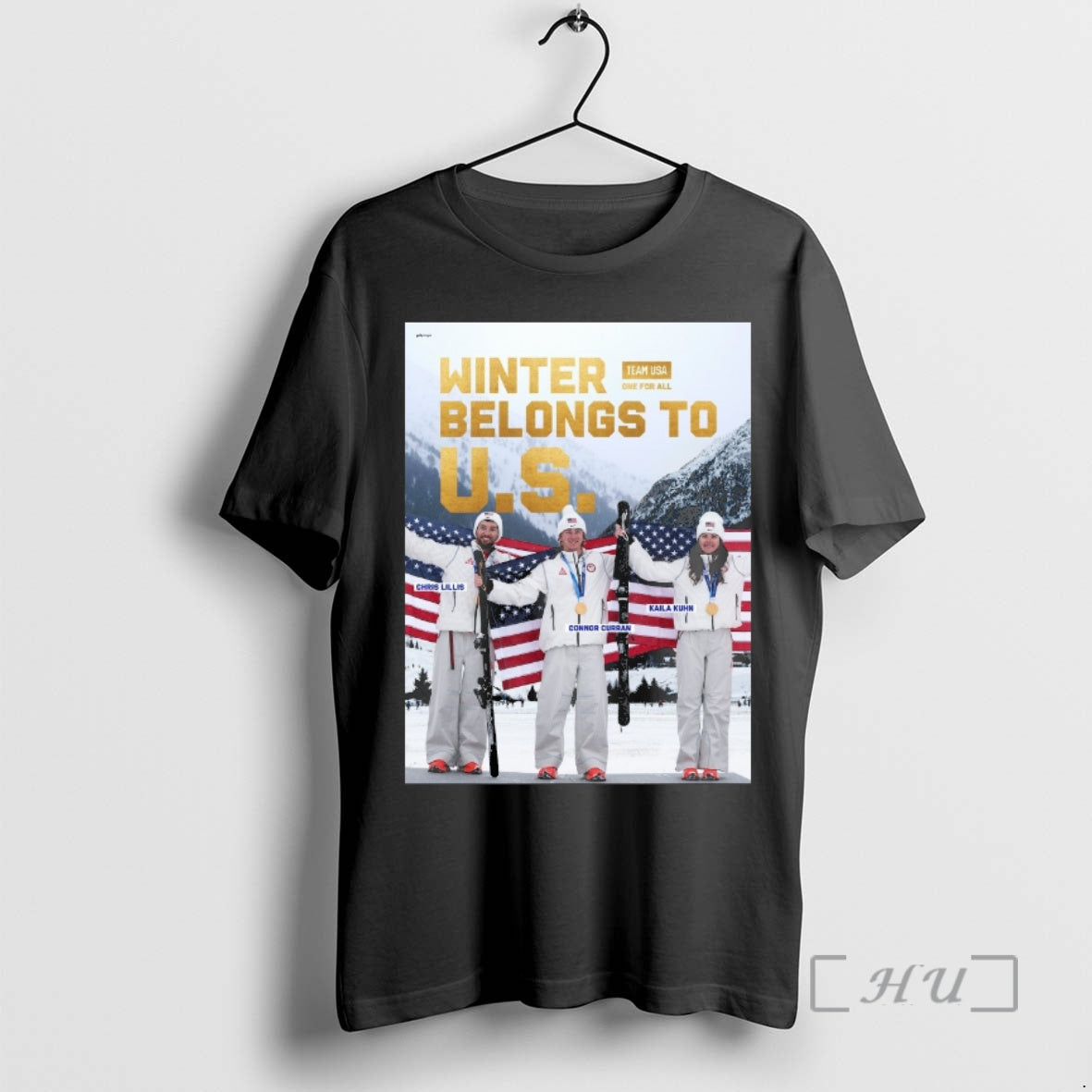 Officials Winter Belongs To Us Team Usa One For All Chris Lillis Connor Curran And T-Shirts, Hoodie, Sweatshirt