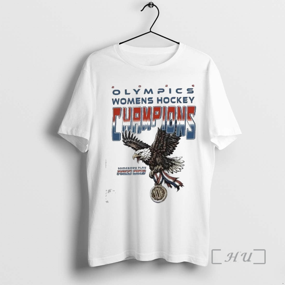 Officials Winter Olympics Womens Hockey Champions Somebody Play Free Bird 2026 Premium T Shirts Sweater Hoodie, Sweatshirt