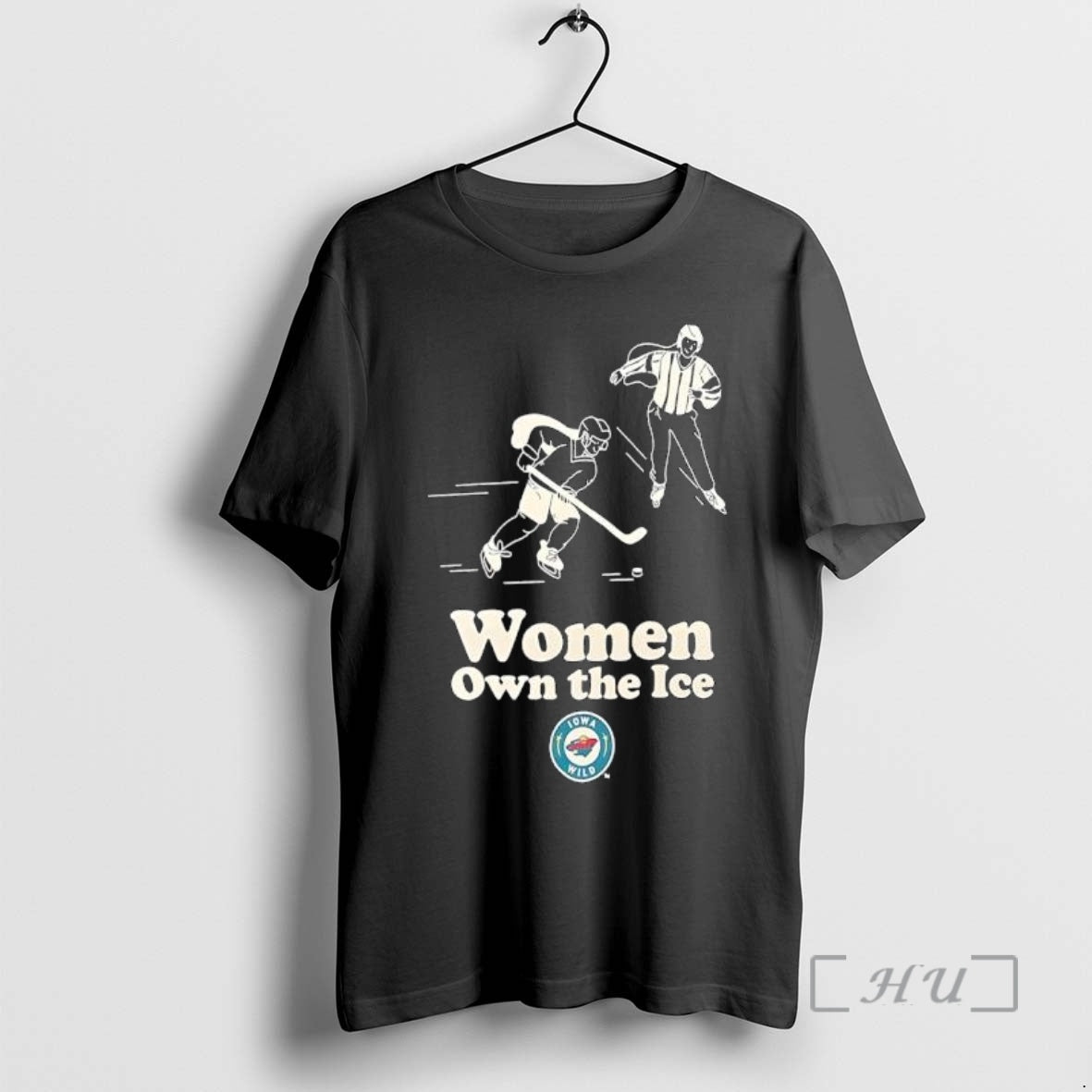Officials Women Own The Ice Iowa Wild Hockey Team Sports T-Shirts, Hoodie, Sweatshirt | HypeDripTees.com