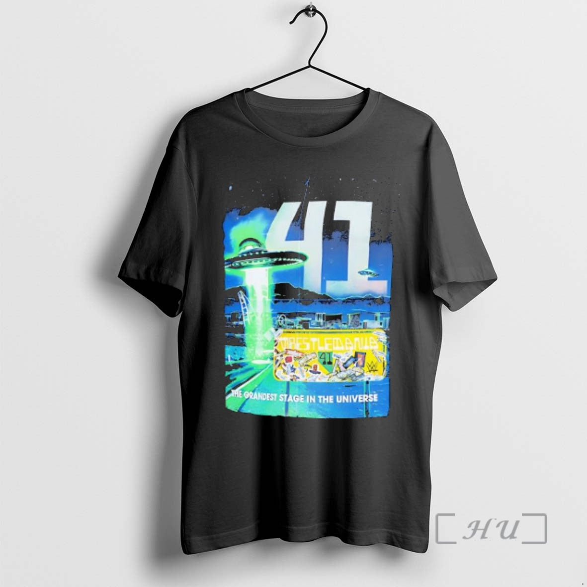 Officials Wrestlemania Area 41 The Grandest Stage In The Universe T-Shirts, Hoodie, Sweatshirt | HypeDripTees.com