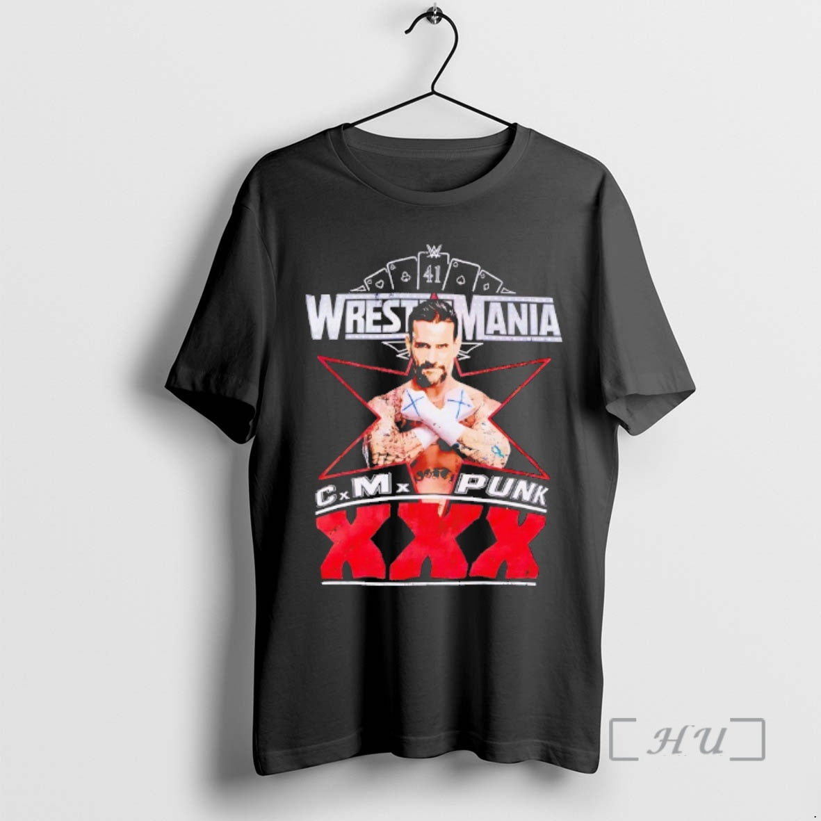 Officials Wrestlemania Cm Punk Xxx T-Shirts, Hoodie, Sweatshirt | HypeDripTees.com