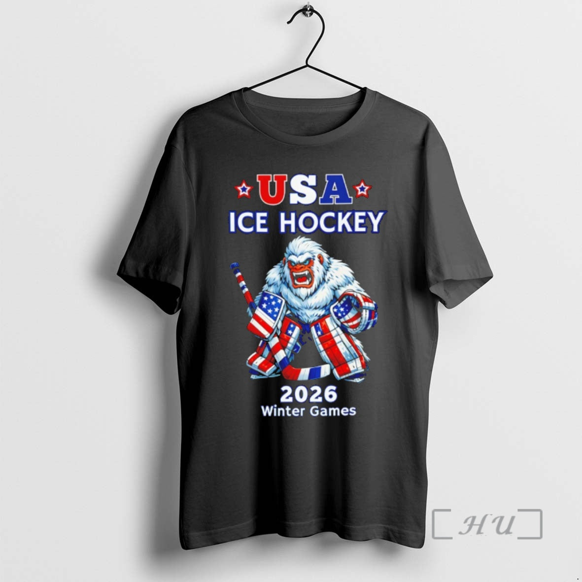 Officials Yeti Bigfoot Ice Hockey Usa 2026 Winter Games Olympic T-Shirts, Hoodie, Sweatshirt | HypeDripTees.com