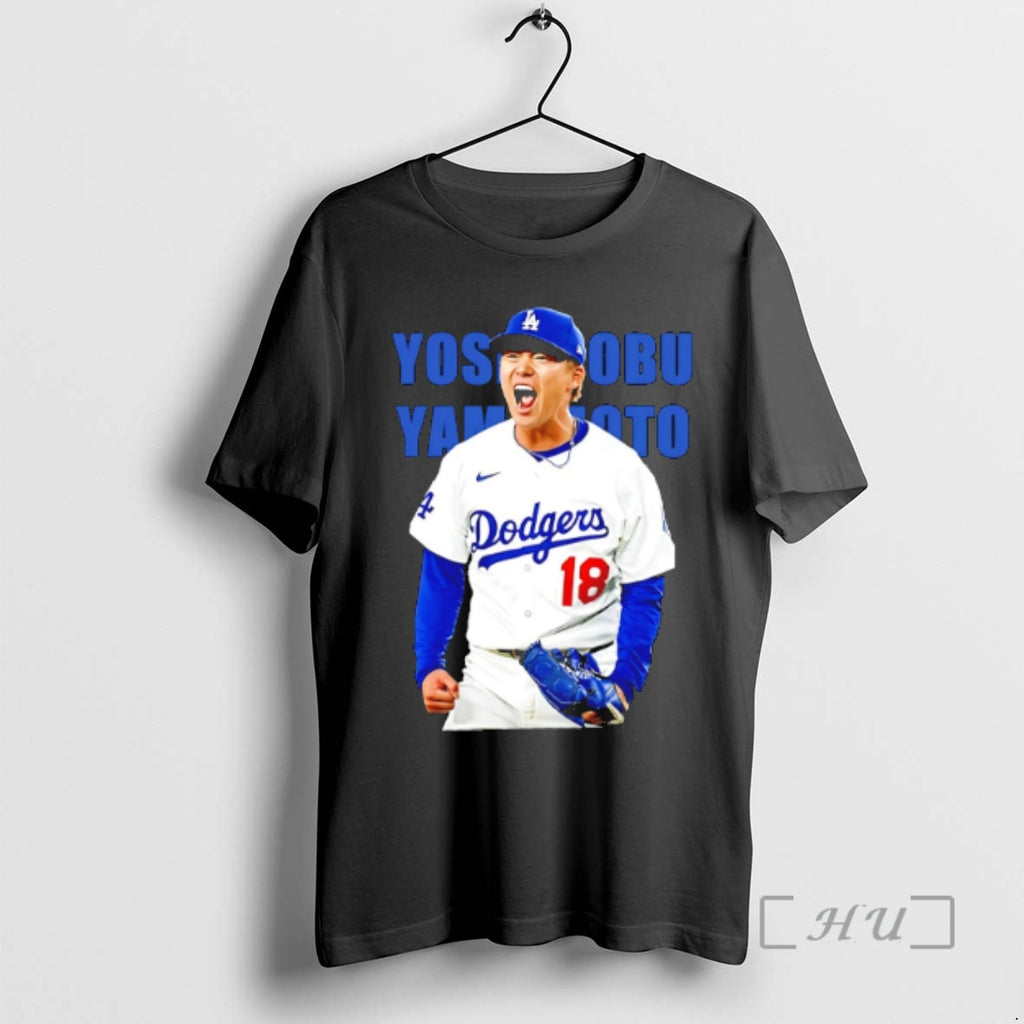 Officials Yoshinobu Yamamoto La Dodgers Scream Graphic