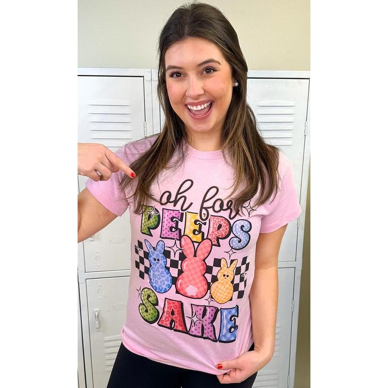 Oh For Peeps Sake Adult Graphic T-Shirt Hoodie, Sweatshirt | HypeDripTees.com