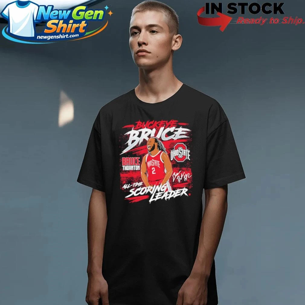 Ohio State Basketball Bruce Thornton All-Time Leading Scorer Shirt