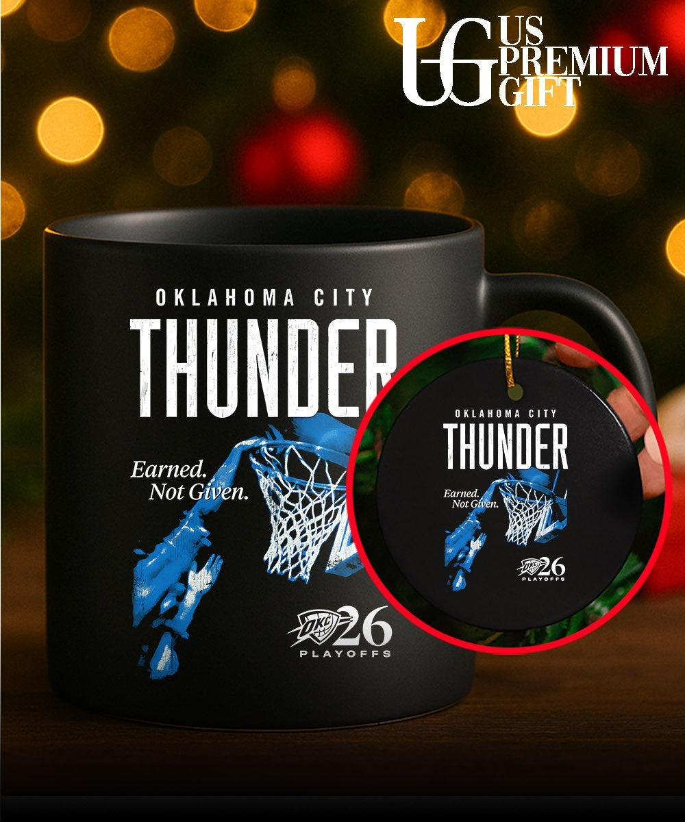 Oklahoma City Thunder basketball Earned Not Given NBA 2026 Playoffs shirt