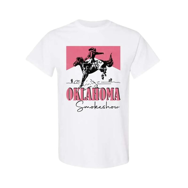 Oklahoma Smokeshow Shirt, Western Oklahoma Smokeshow Cowboy Rodeo T-Shirt Sweatshirt Hoodie | HypeDripTees.com