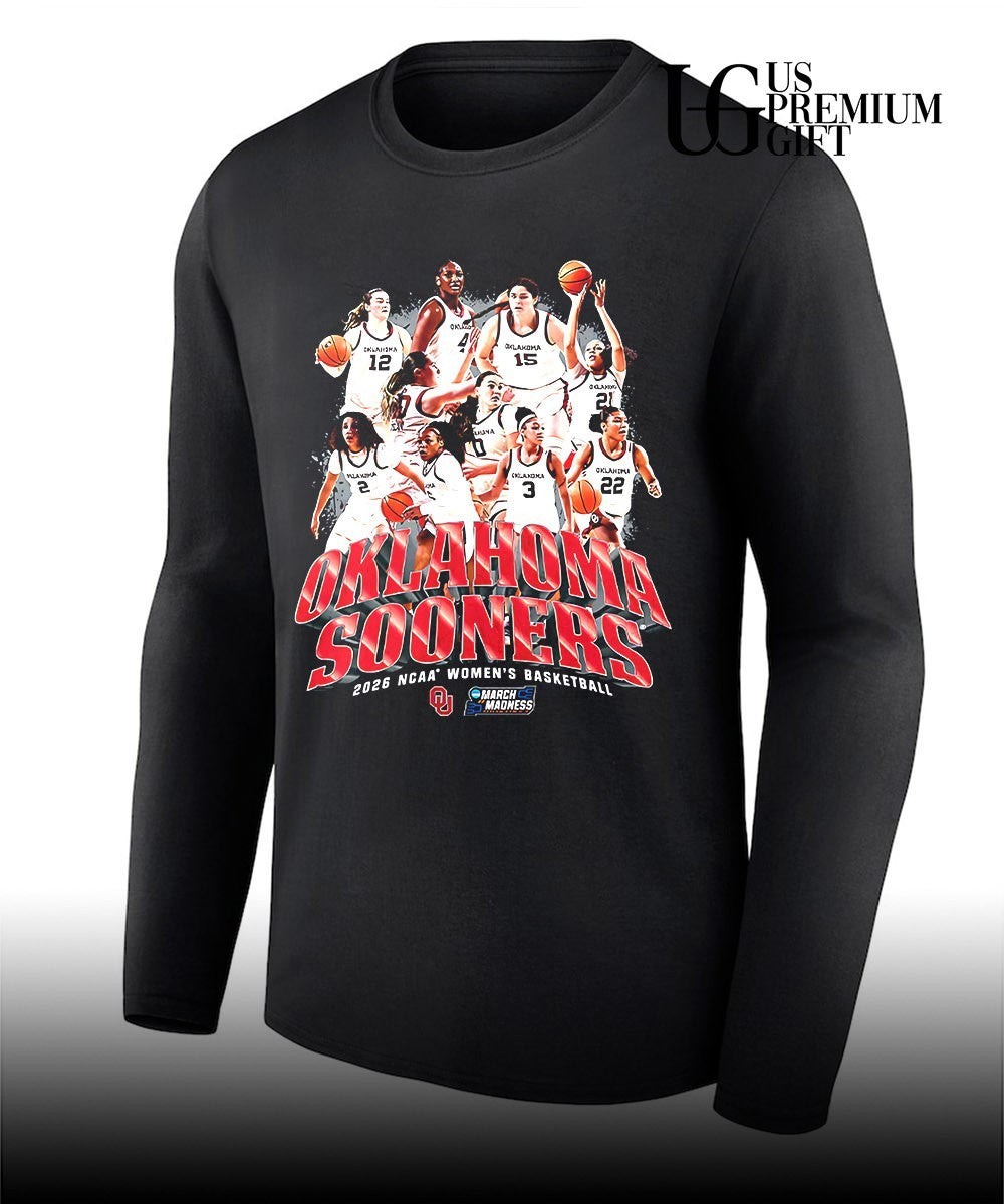 Oklahoma Sooners women’s basketball NCAA March Madness 2026 shirt