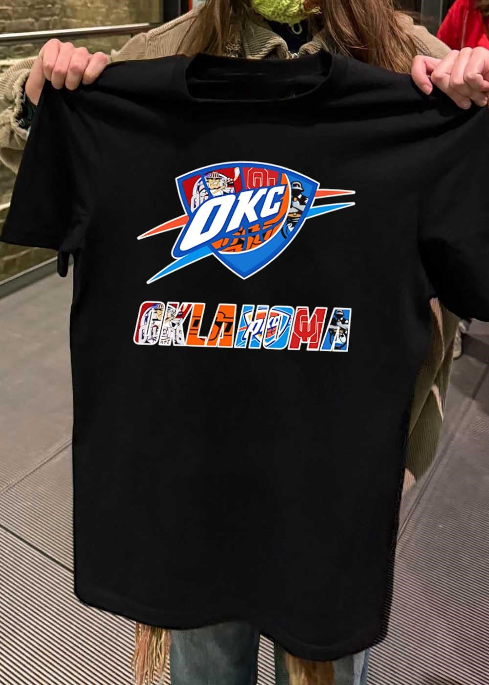 Oklahoma Sports Apparel OKC Logo Oklahoma Sooners Oilers T-Shirt