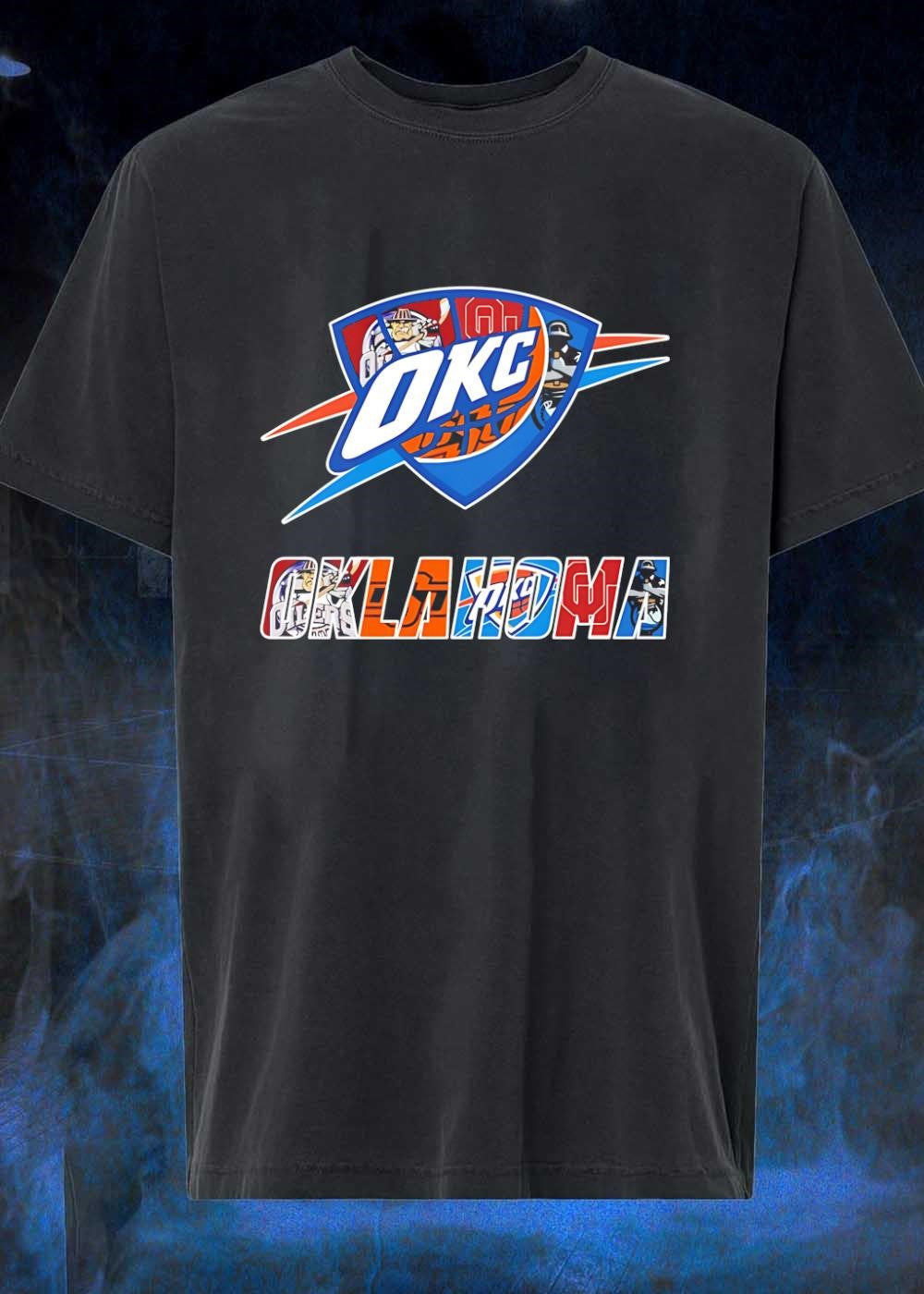 Oklahoma Sports Apparel OKC Logo Oklahoma Sooners Oilers T-Shirt