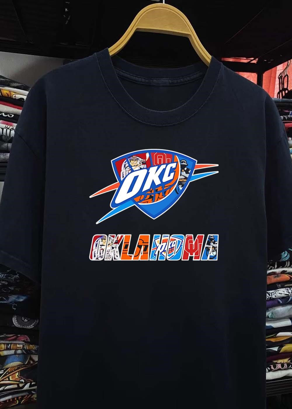 Oklahoma Sports Apparel OKC Logo Oklahoma Sooners Oilers T-Shirt