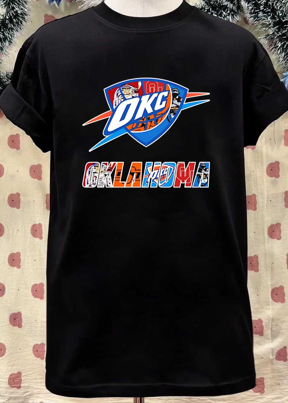 Oklahoma Sports Apparel OKC Logo Oklahoma Sooners Oilers T-Shirt