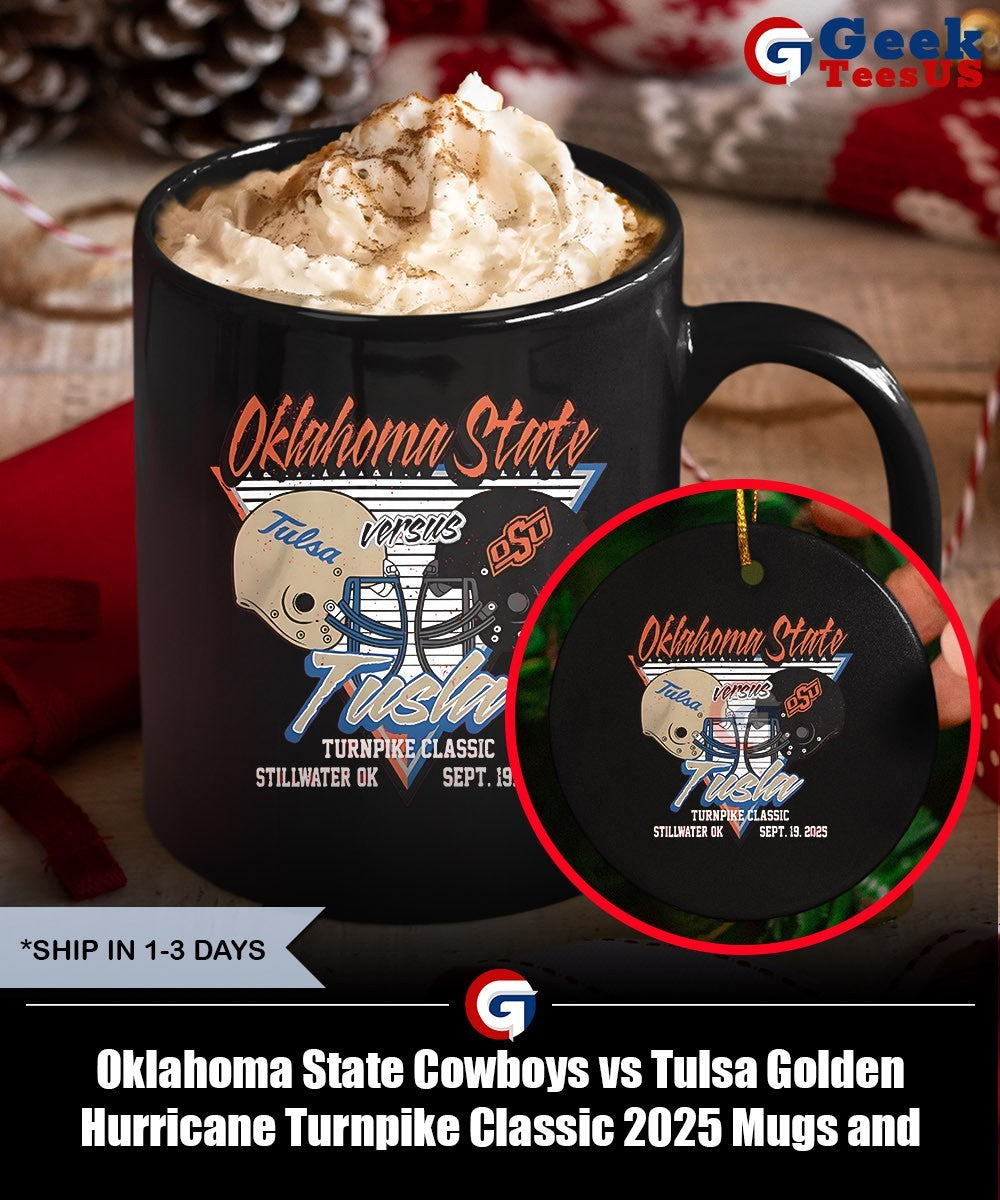 Oklahoma State Cowboys vs Tulsa Golden Hurricane Turnpike Classic 2025 shirt